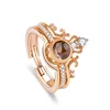 2019 New 100 Languages I Love You Memory Ring S925 Silver Ring