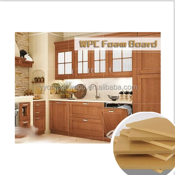 Wpc/pvc holz kunststoff material für die küche schrank/wpc schaum ... Küche holz oder kunststoff