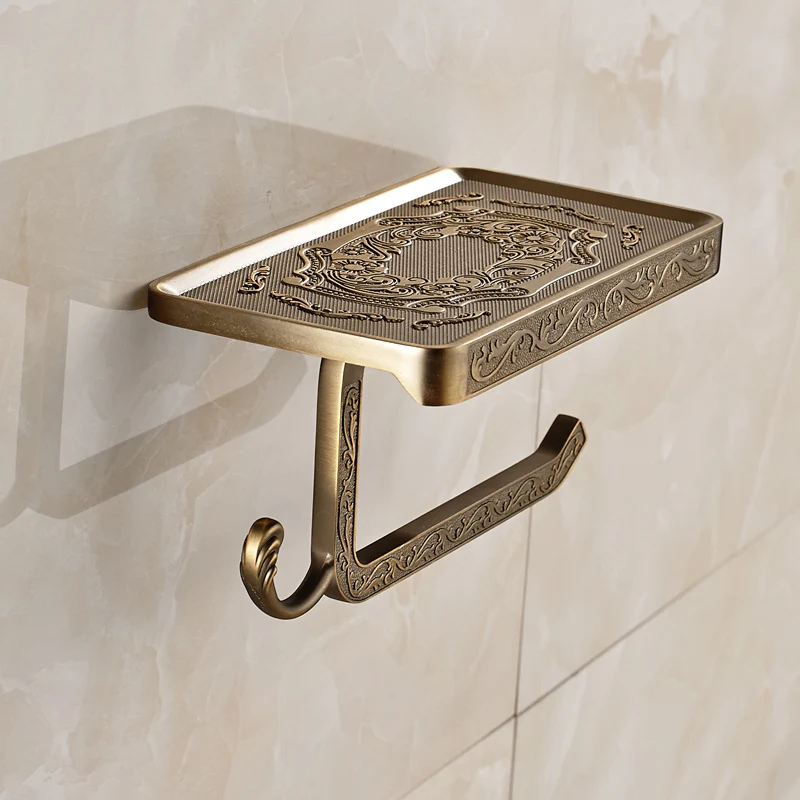Zinc Alloy European Style Toilet Paper Holder Toilet Tissue Holder