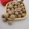 wholesale unfinished natural round wood beads for curtains