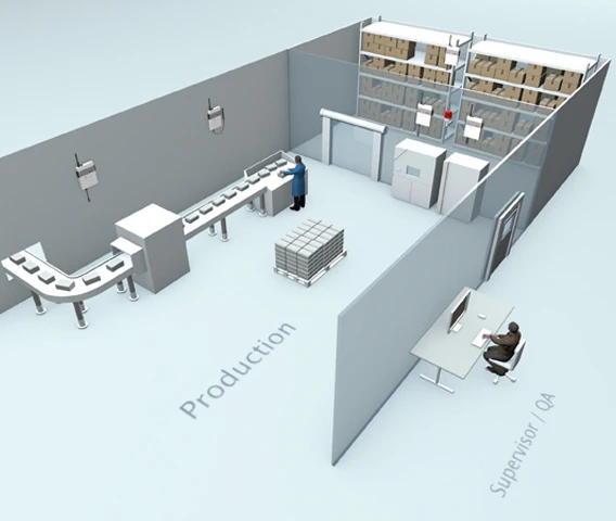 No dust prefabricated portable clean room for sale