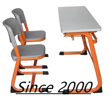 India Kids Study Table And Chair 2 Seaters Library Furniture With