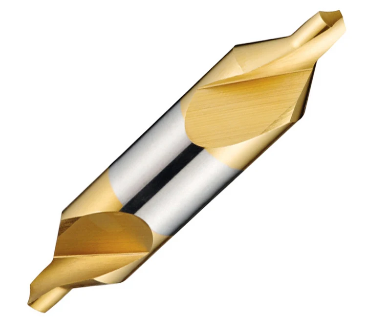 DIN333 Tin-Coated HSS Spot Center Drills for Centre Drilling