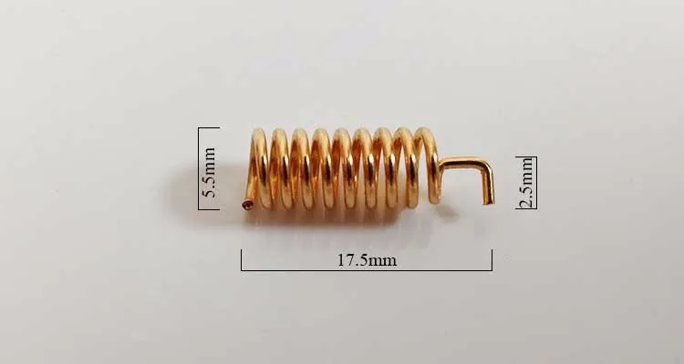 High quality 868MHz internal spring helical antenna copper built-in aerial pcb board lorawan IOT nb copper antenna - ANKUX.COM