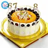 10pcs glitter cake toppers number cupcake topper children day birthday wedding cake pick cake dessert decoration 0-9 numbers