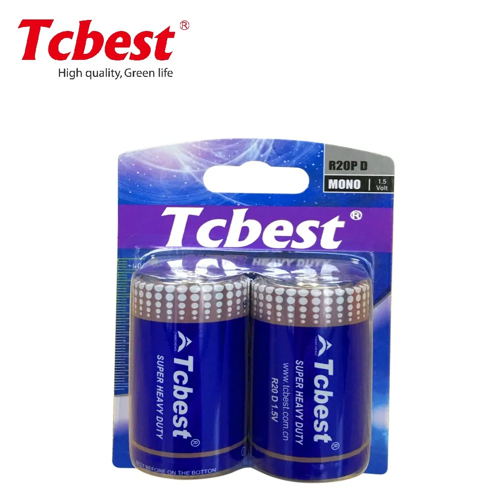 High Quality R20 Um1 Size D Dry Cell Batteries Oem / Tcbest Buy 1.5v