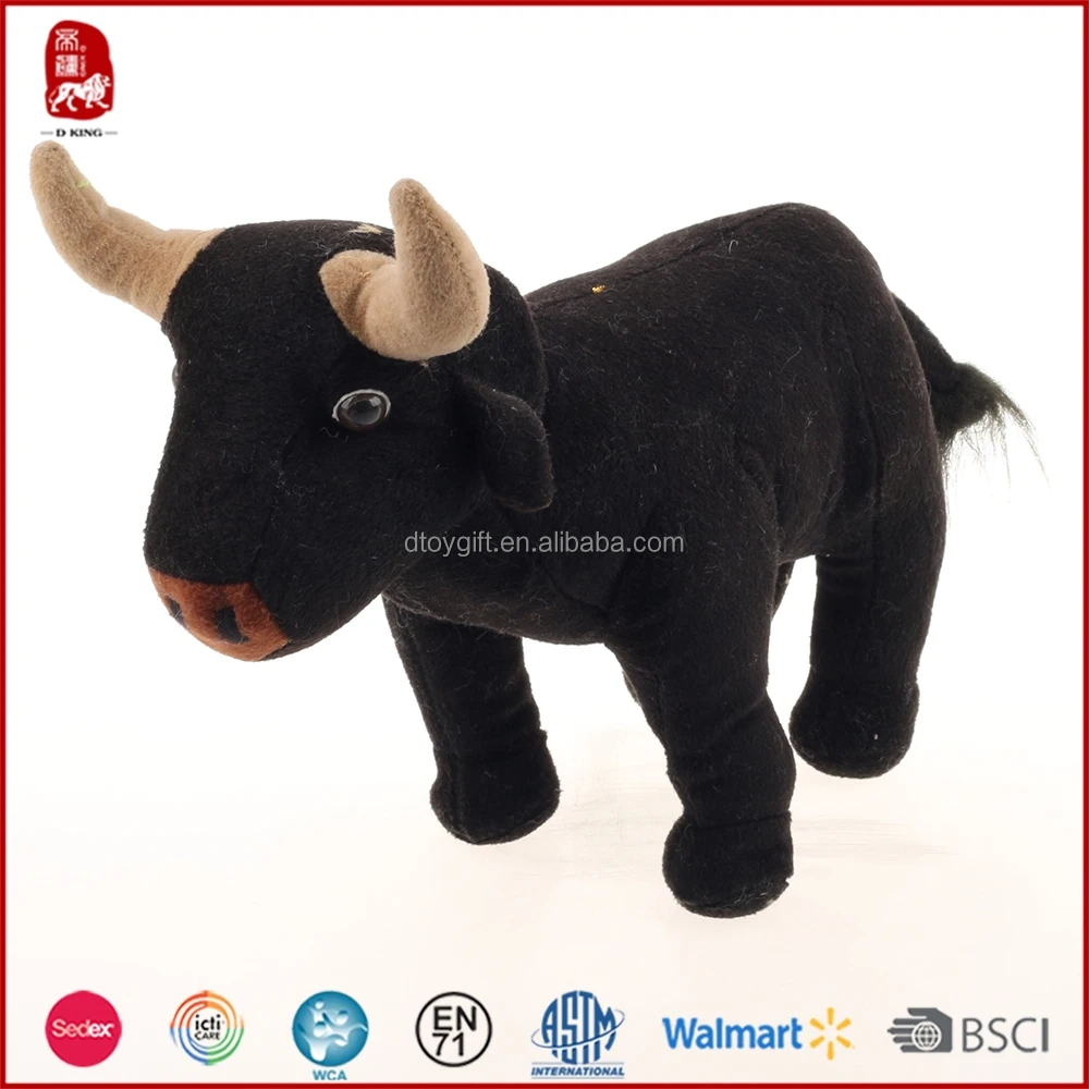 black bull stuffed animal