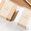 China Stationery Supplier Promotion Tear Off Label Cube Thick Kraft Paper Clear Writing Notepads