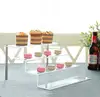 4 tier riser clear acrylic cupcake stand/rack