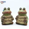 2019 Hot Sale Handcrafted Polyresin Outdoor Garden Frog Statue