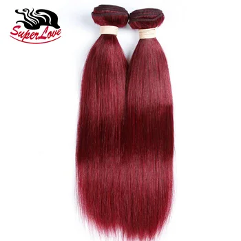 red weave hair