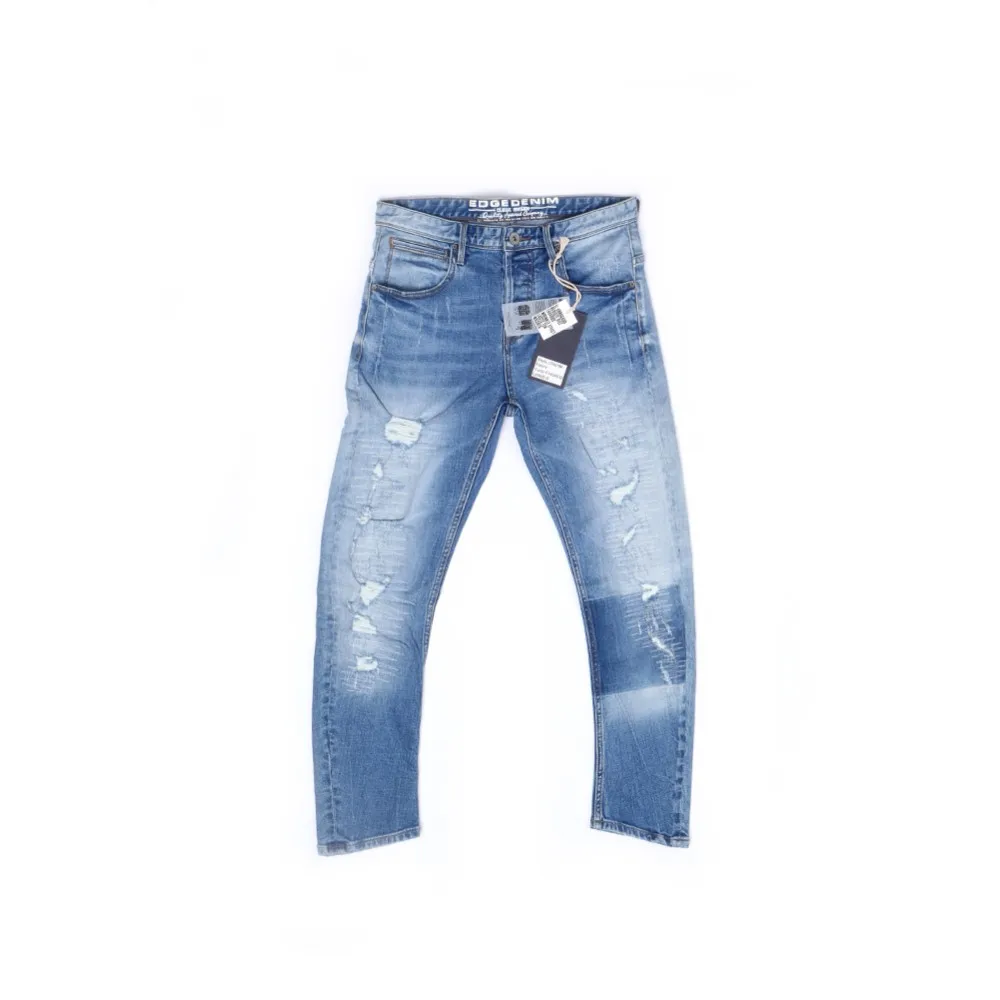 blue stitch jeans