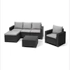 Eco-friendly PP Plastic Wholesale home furniture l shaped sofa