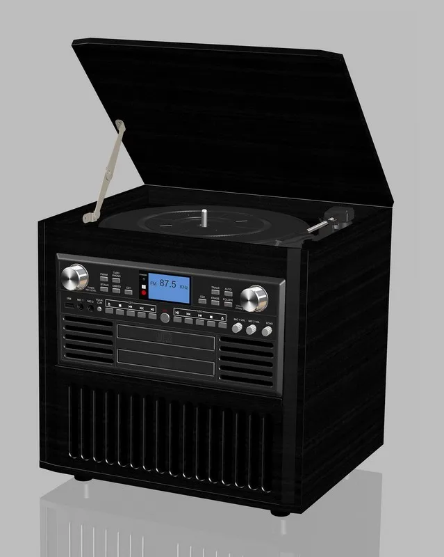 9 In 1 Multiple Record Player In Wooden Retro Style Buy Multiple