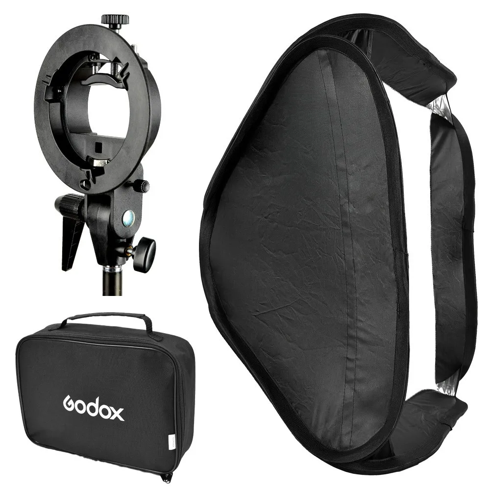 Handy Speedlite Softbox SFUV6060(60*60cm Softbox&S-type Bracket&Bag)