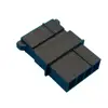 4PIN male and female connectors 5.08MM pitch terminals Plastic housing shell Black white cold pressing electrical PCB connector