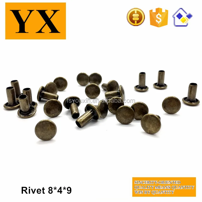 Environmental Copper Rivet For Shoes 8*4*9 Buy Copper Rivet For Shoes,Black Nickel Copper