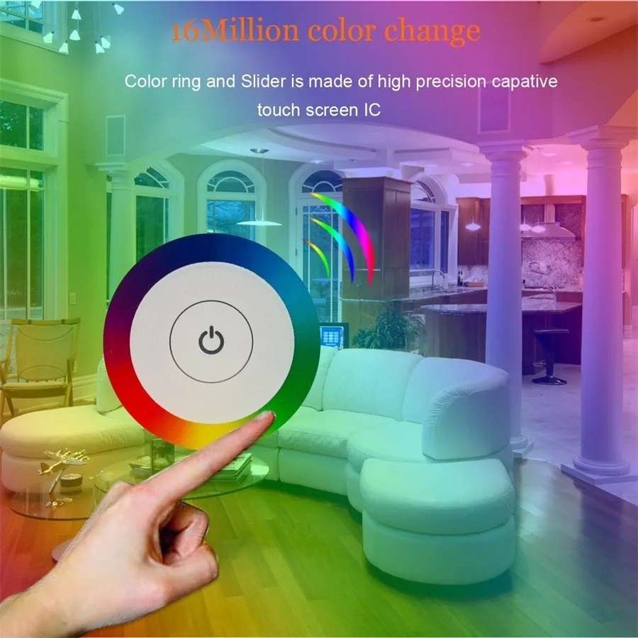 New Milight Smart Panel Led Controller RGB RGBW RGB+CCT LED Touch Switch Panel Controller Led Dimmer
