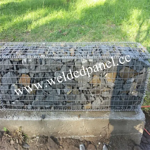 Hot Sale In Canada Market Welded Galfan Gabion Baskets With Factory