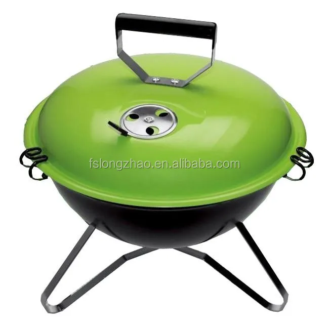 Outdoor living small size 14" round bbq charcoal grill
