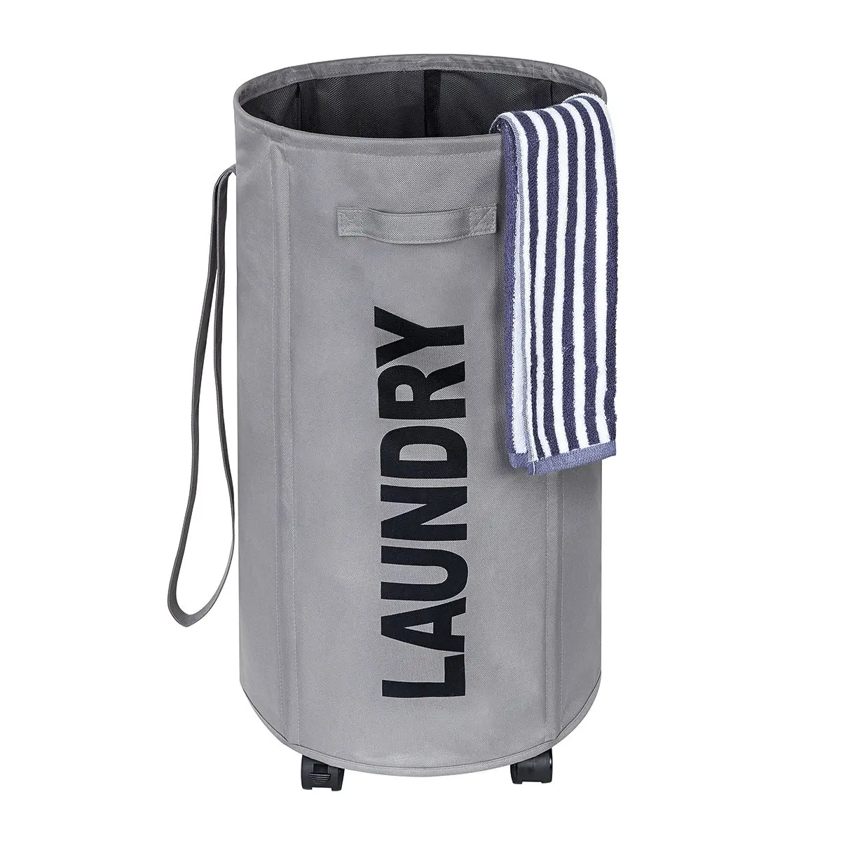 collapsible laundry basket with wheels