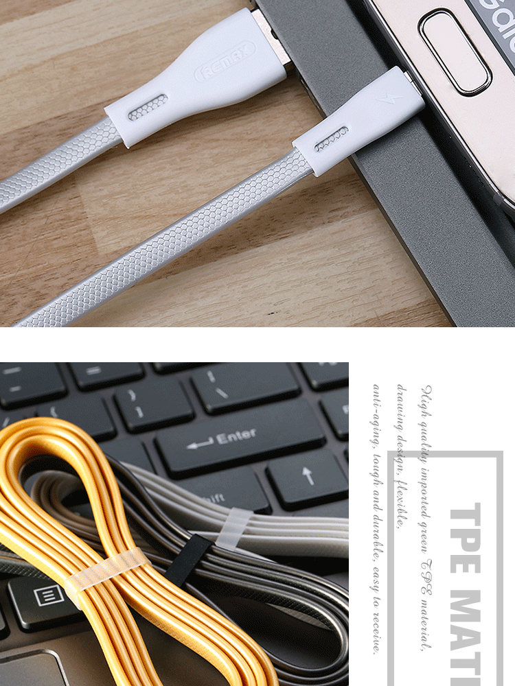 Remax Good Quality Full Speed Pro USB Cable for Iphone