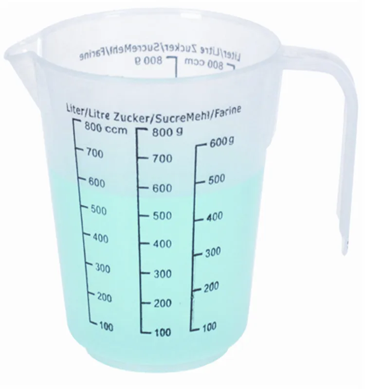Plastic Custom Size Measuring Cup Size 1000ml - Buy Plastic Measuring