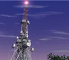 Artistic ornament steel tower