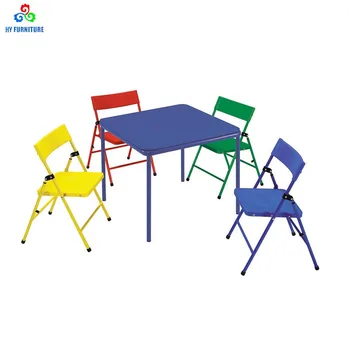 folding table and chairs for children