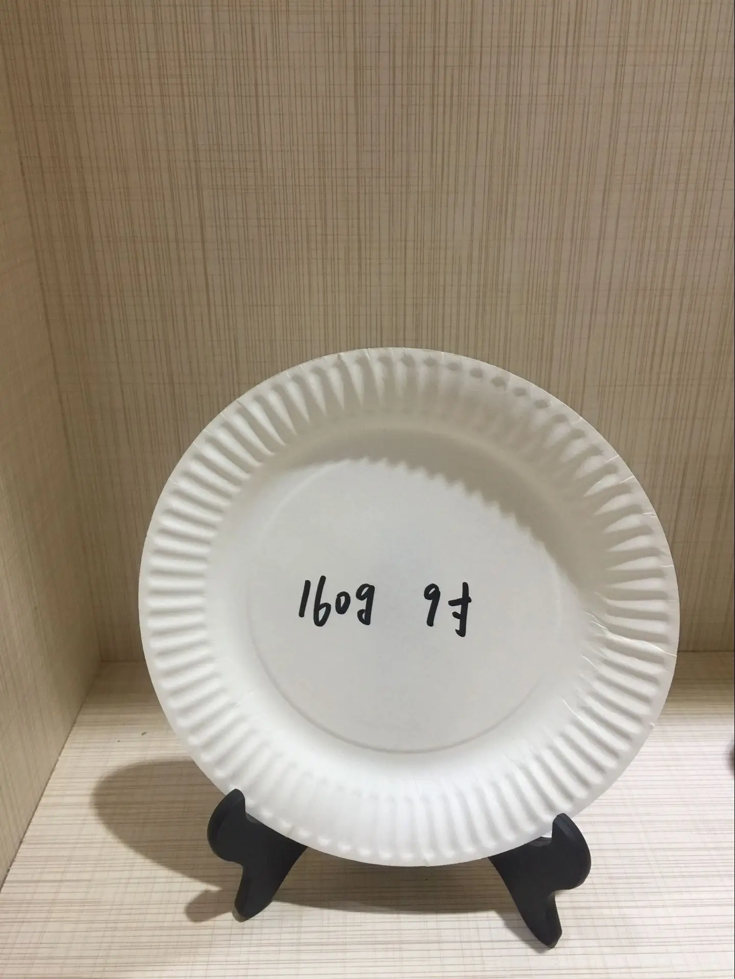 2018 hot sell disposable white paper plate for bbq