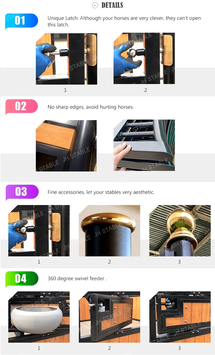 10 Stall Horse Equine Barn Plans Products Feeding House Partitions