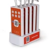 Advertising charging station organizer docking power bank mobile phone charging station for restaurant