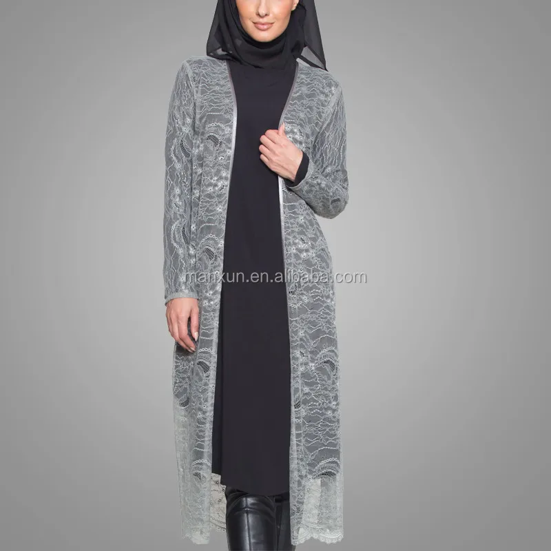 cardigan hoodie muslimah