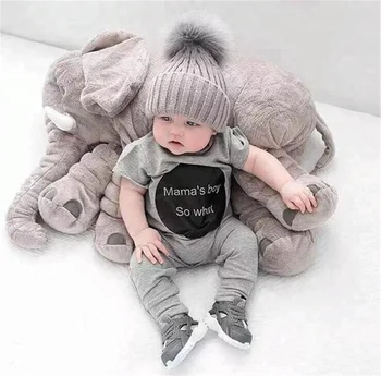 infant elephant pillow