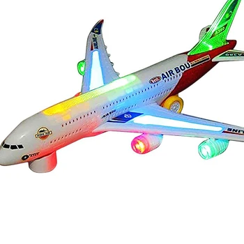 avion de juguete con luces