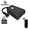 Wireless WiFi Outdoor Smart Plug 1 In 3 Out Remote Control Outlet Switches Lights Timer Socket On/Off Works