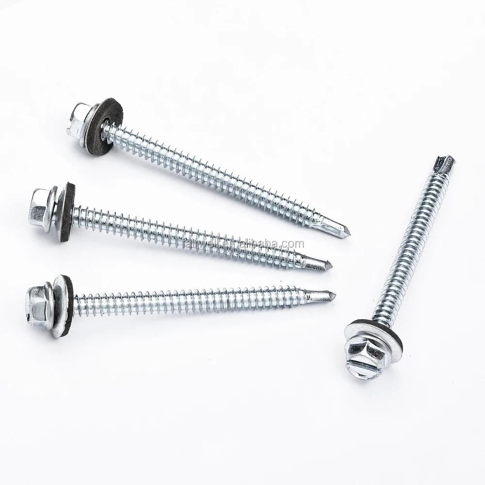 Factory Low Price Galvanized Roofing Screw With Washer Rubber Buy