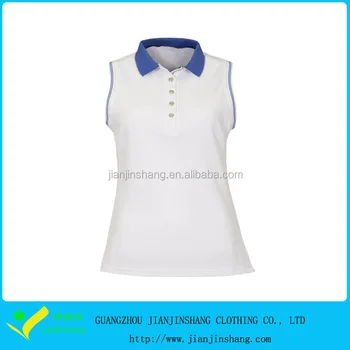 sleeveless golf shirt