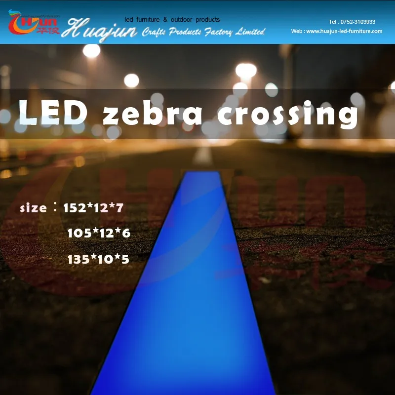 New Design Plastic Glowing Illuminate Pe Rgb Led Lighting Zebra