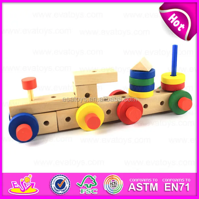 Children Toys Screw Nut Combination Wooden Screw Toy With Hand Made ...