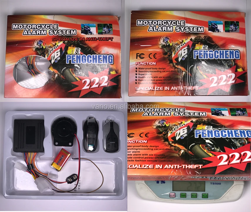 cheap high performance security motorcycle alarm system