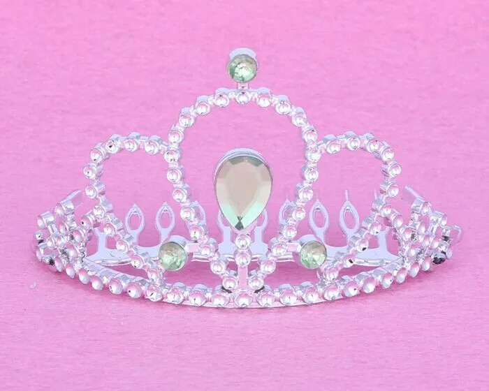 Hottest Tiara Crown Plastic King Crown With Jewelry For Party Cosplay