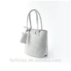 Handmade felt shoulder tote shopping bag