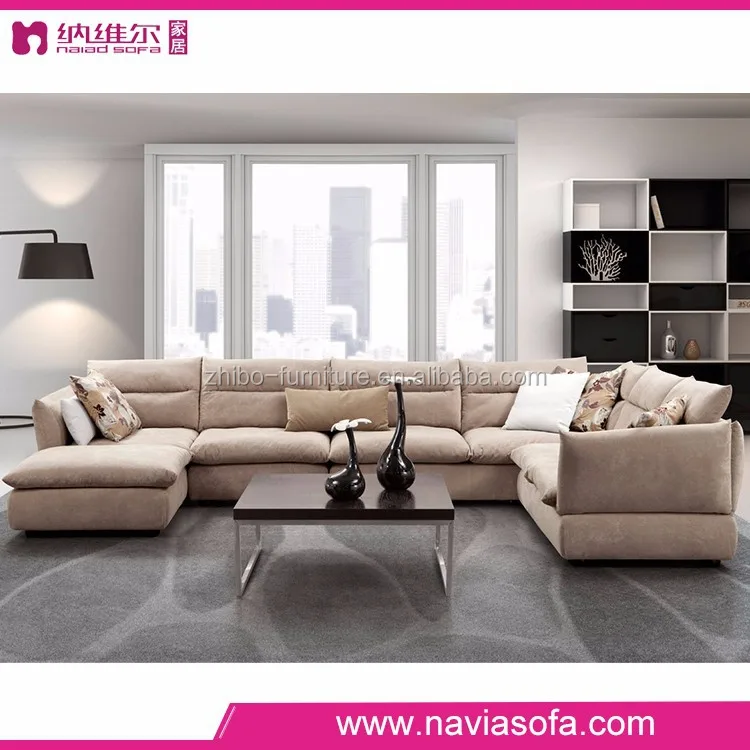 Muebles de sala de espalda en forma de l sofá de la esquina set ...
