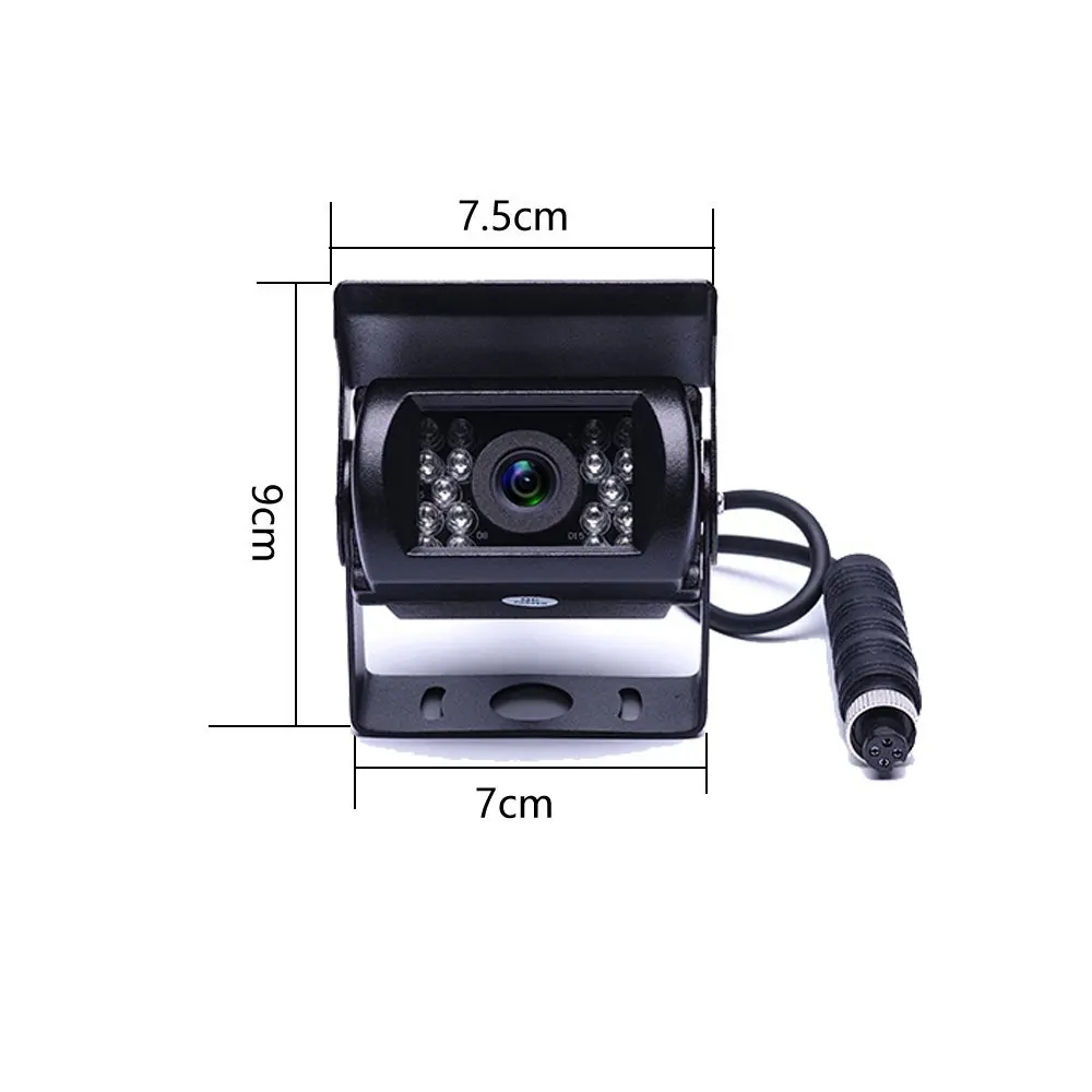 Auto achteruitrijcamera set AHD LCD HD auto monitor 7  2x HD camera met 18 IR LED's | Cool Mania