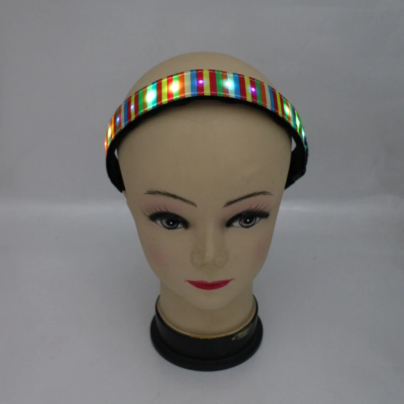 Factory wholesale promotional led sport headband for sport at night