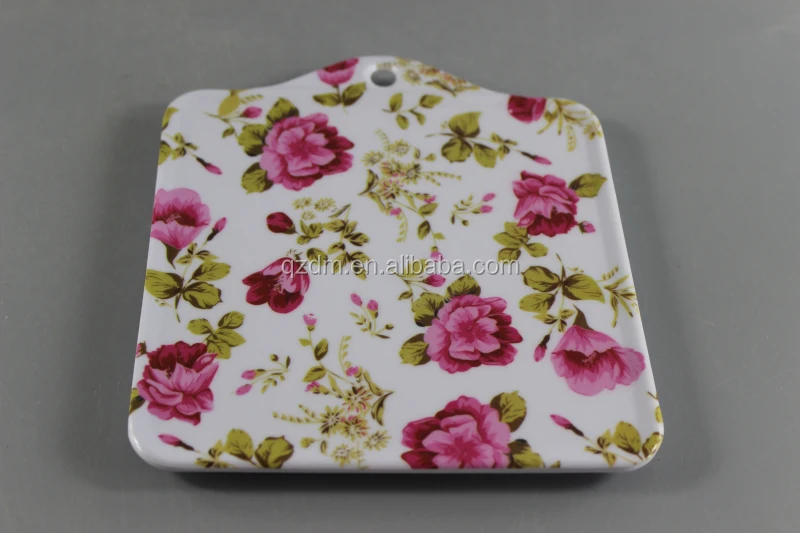 Flower Plastic Table Mat Melamine Pot Holder