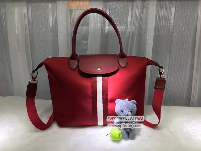 Designer High quality 100% real leather Lady Handbags trendy Women tote bags with stripe EMG5086