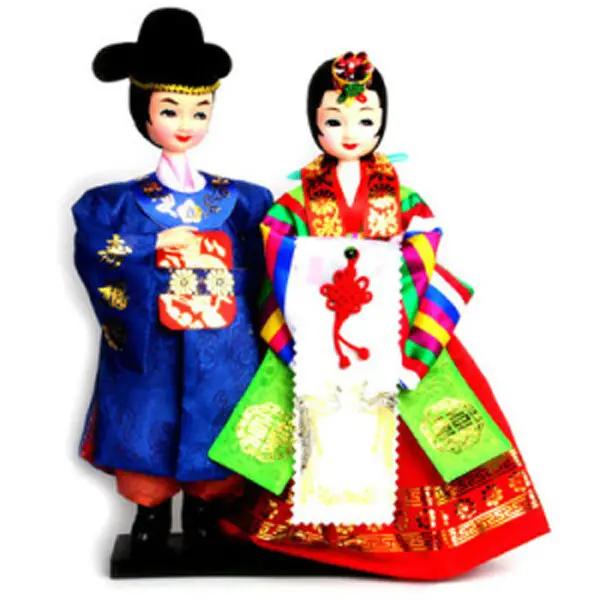 korean dolls traditional dress