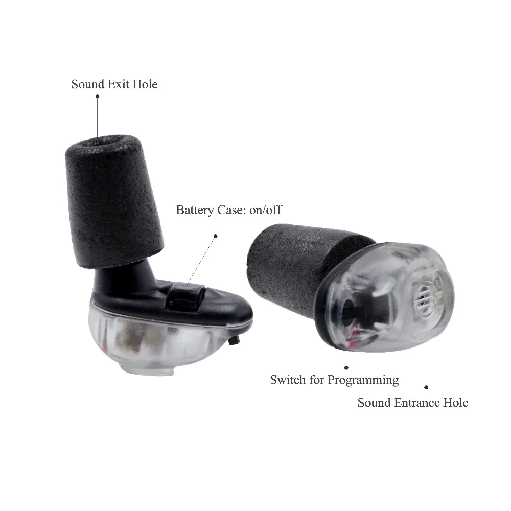 High Definition Dynamic Shooting Earplugs,Electronic Ear Plugs For